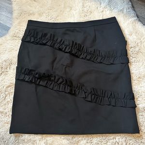 Great black skirt with ruffles